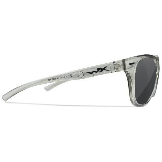 Gafas Wiley X WX Ultra - Captivate Polarized Grey Lenses / Gloss Crystal Light Grey Frame