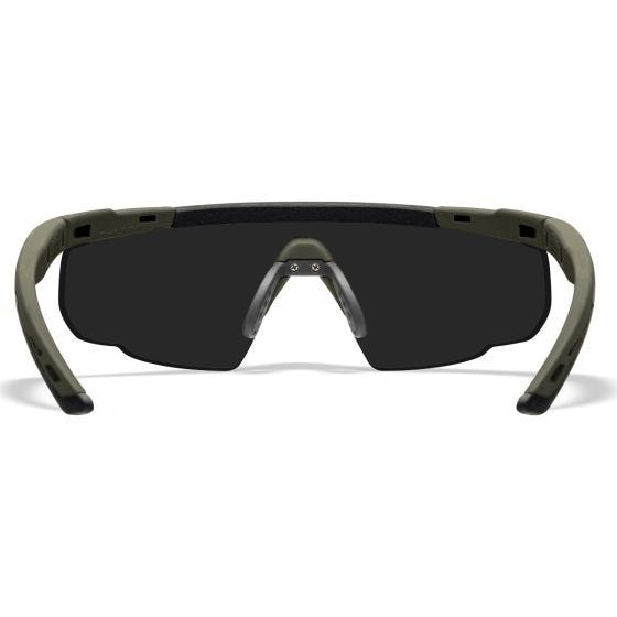 Gafas Wiley X Saber Advanced - con lentes gris + transparentes + naranja / y montura en Verde aceituna