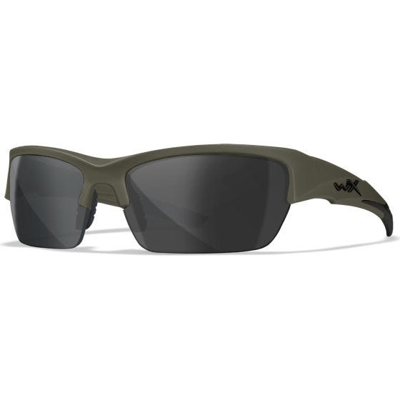Gafas Wiley X WX Valor 2.5 - con lentes gris + transparentes + naranja claro / y montura en Verde aceituna