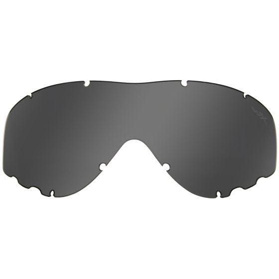 Gafas de protección Wiley X Spear con lentes ahumadas + transparentes + naranja claro y montura en negro mate