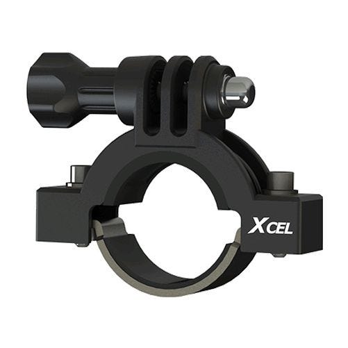 Soporte para cámara de acción Xcel diámetro de 2,3 a 3,5 cm en negro