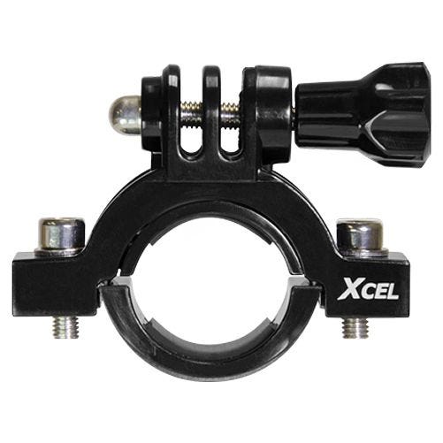 Soporte para cámara de acción Xcel diámetro de 2,3 a 3,5 cm en negro