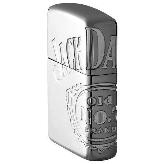 Mechero Zippo Jack Daniel's Armor - Black Ice