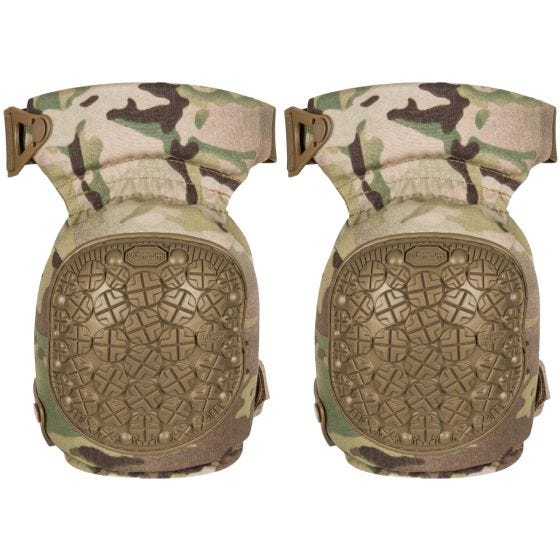 Rodilleras Alta Industries AltaCONTOUR 360 con placas Vibram y hebillas AltaLOK en MultiCam