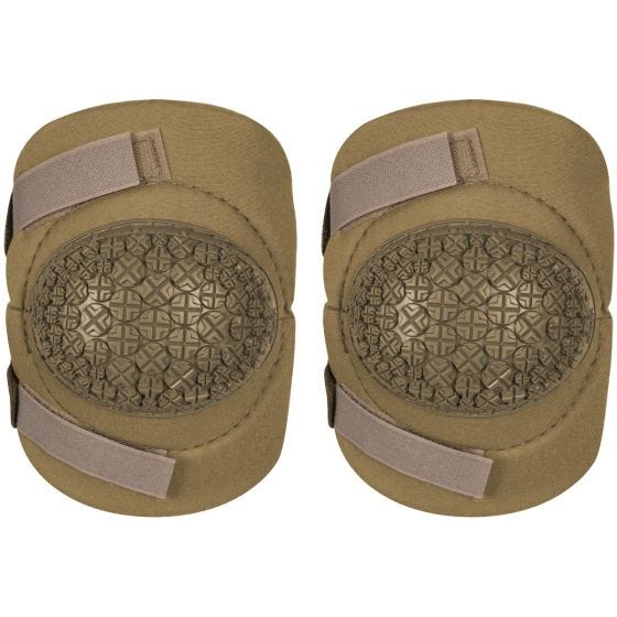 Coderas Alta Industries AltaFLEX 360 con placas Vibram y cierres AltaGRIP en Coyote