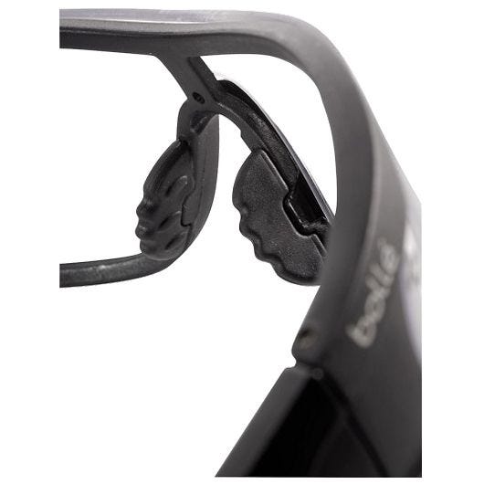 Gafas balísticas Bolle Raider lentes transparentes + ahumadas + amarillas / montura en negro