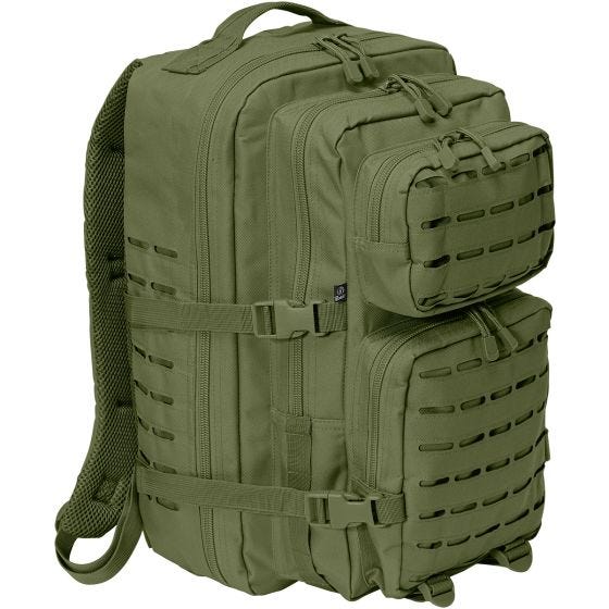 Mochila Brandit US Cooper Lasercut grande en verde oliva