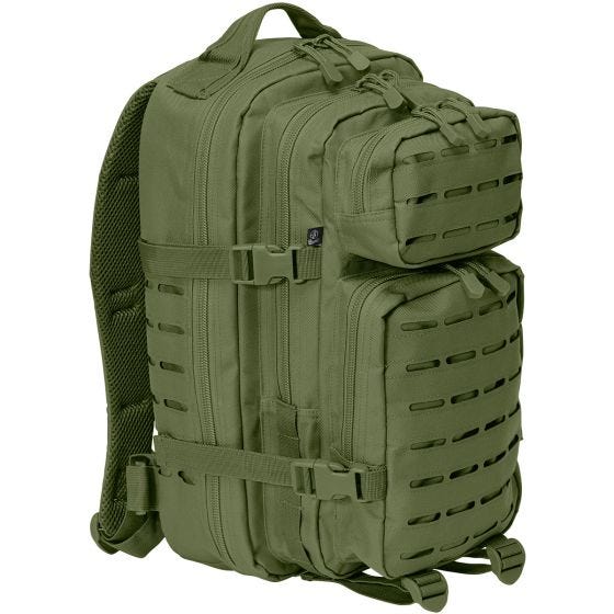 Mochila Brandit US Cooper Lasercut mediana en verde oliva