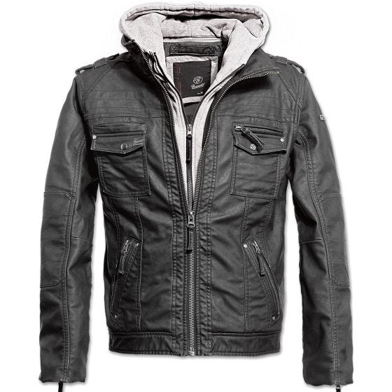 Chaqueta Brandit Black Rock en negro / gris