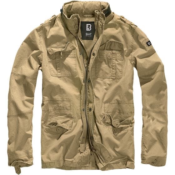 Chaqueta Brandit Britannia en Camel