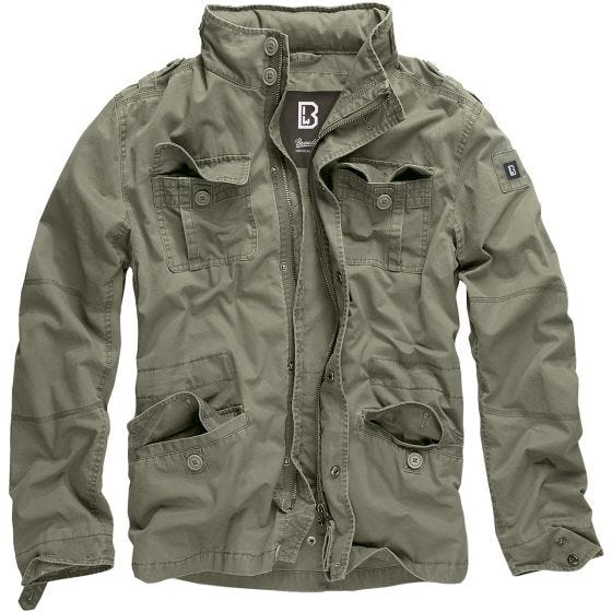 Chaqueta Brandit Britannia en verde oliva