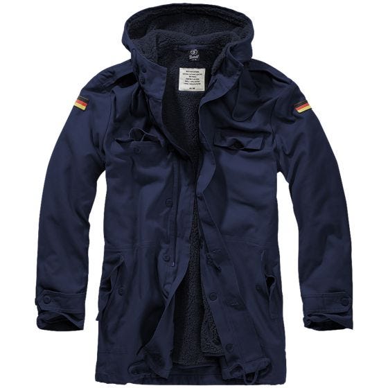 Parka con banderas Brandit BW - Navy