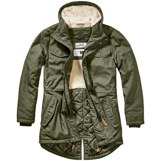 Parka Brandit Marsh Lake en verde oliva