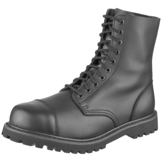 Botas Brandit Phantom de 10 ojales en negro