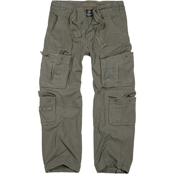 Pantalones Brandit Pure Vintage en verde oliva