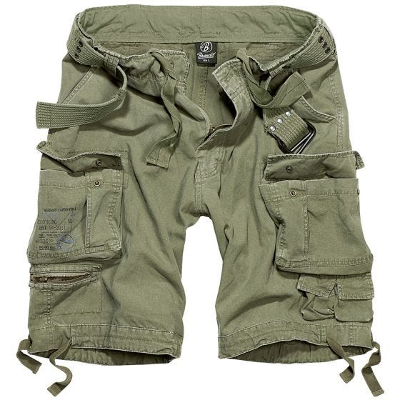 Pantalones cortos Brandit Savage Vintage en verde oliva