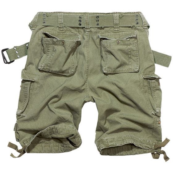 Pantalones cortos Brandit Savage Vintage en verde oliva