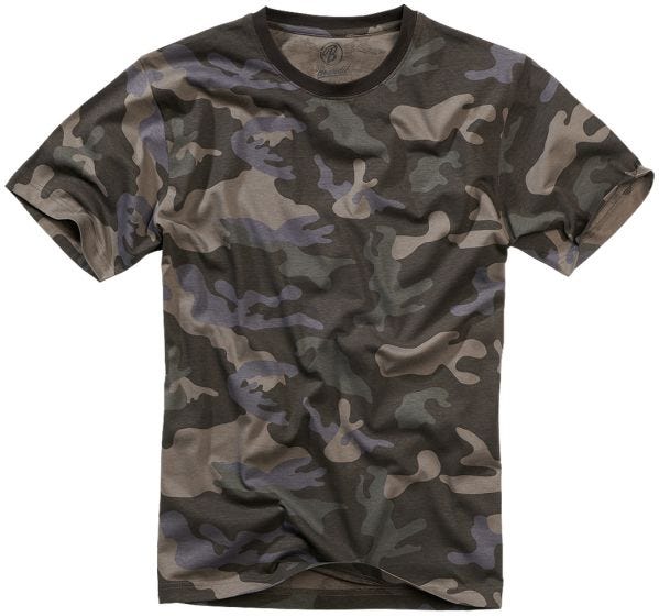 Camiseta Brandit en Dark Camo