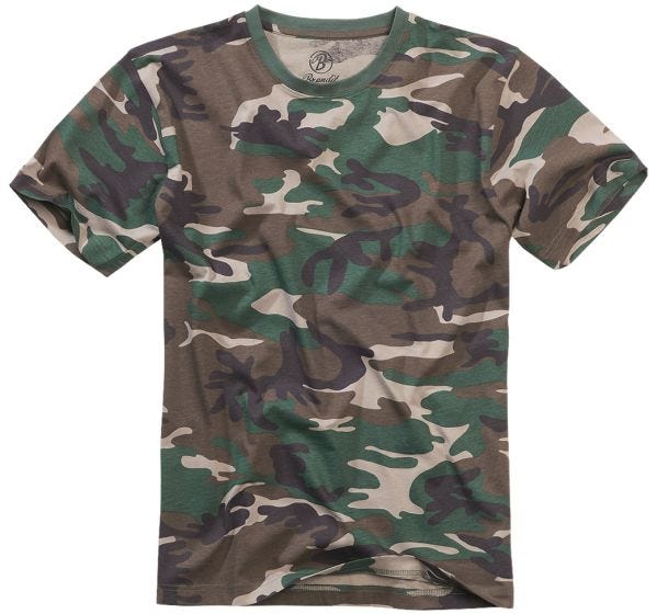 Camiseta Brandit en Woodland