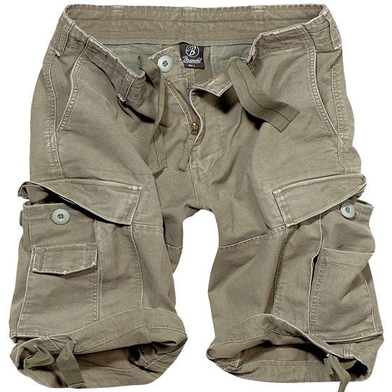Pantalones cortos Brandit Vintage Classic en verde oliva