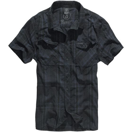 Camisa Brandit Roadstar en negro / azul