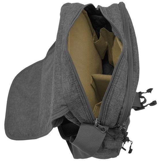 Bolsa bandolera Civilian Lab Grayman Kato para tableta y portátil en gris
