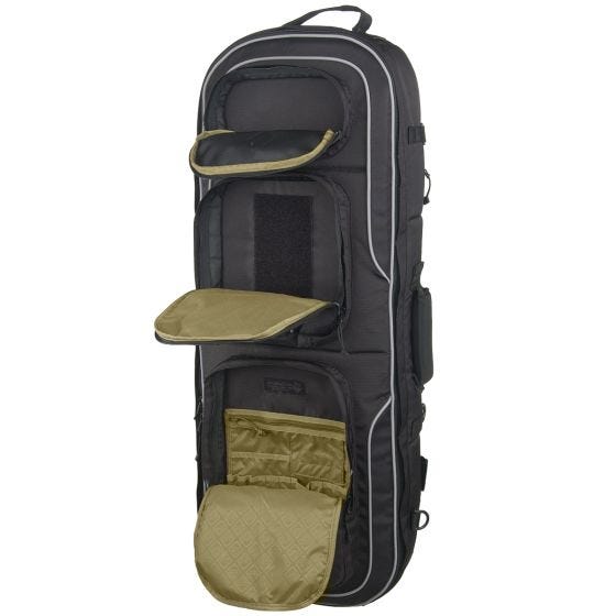 Bolsa bandolera acolchada para fusil Civilian Lab Grayman Smuggler en negro