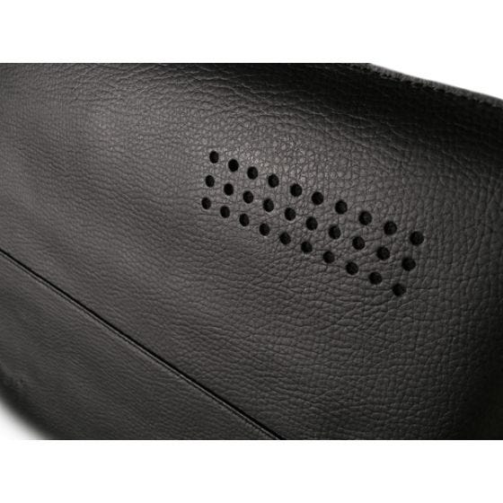 Funda Civilian Manila 11 para MacBook Air 11" / portátil de cuero en negro