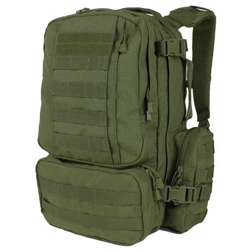 Mochila para exteriores Condor Convoy en Olive Drab