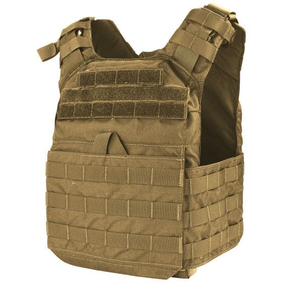 Chaleco portaplacas Condor Cyclone en Coyote Brown