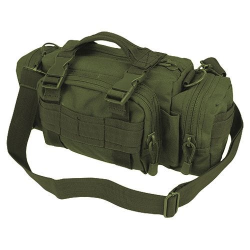 Bolsa de transporte con diseño modular en Olive Drab