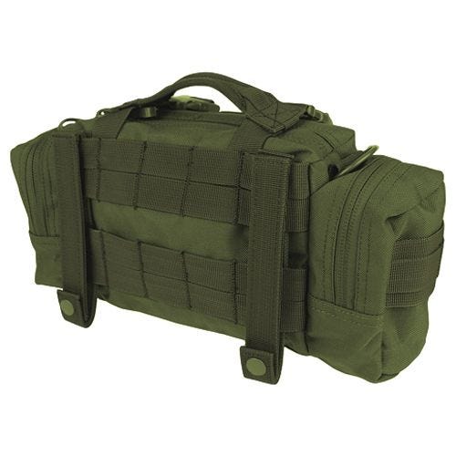 Bolsa de transporte con diseño modular en Olive Drab