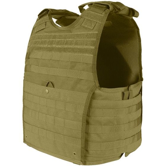 Chaleco portaplacas Condor Exo Gen II en Coyote Brown