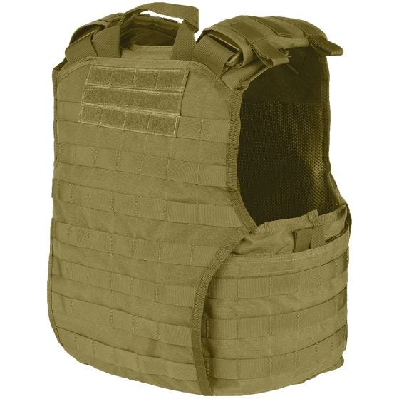 Chaleco portaplacas Condor Exo Gen II en Coyote Brown
