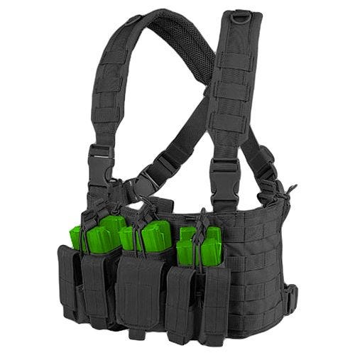 Chaleco táctico Condor Recon en negro