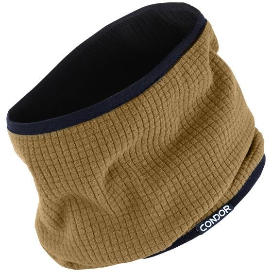 Braga reversible para el cuello Condor en marrón / negro