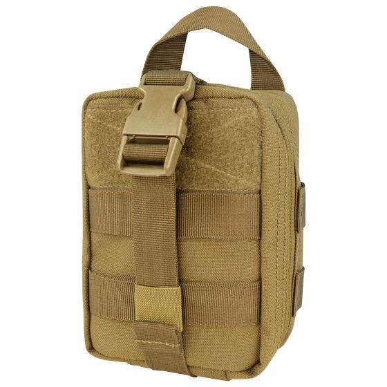 Bolsa para equipo médico Condor Rip-Away Lite en Coyote Brown
