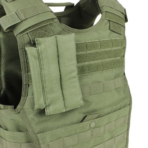 Soporte de absorción de impactos para rifle Condor con sistema MOLLE en Olive Drab