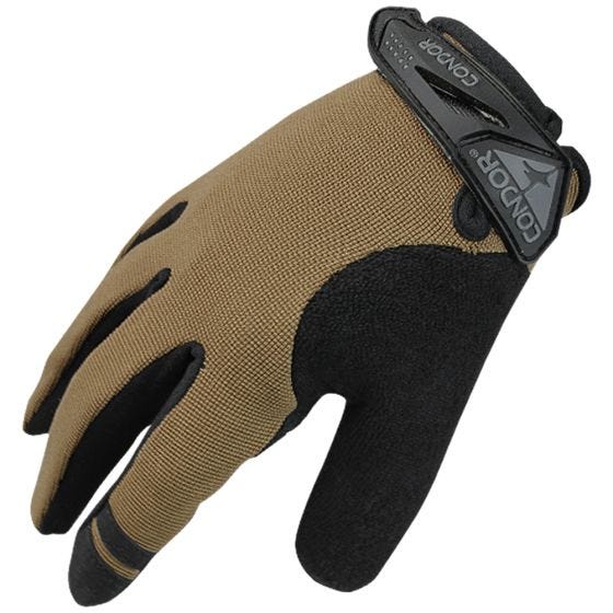 Guantes para tirador Condor HK228 en Coyote / negro
