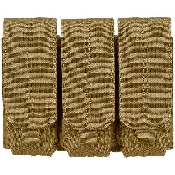 Portacargador triple Condor M4/M16 con sistema MOLLE en Coyote Brown
