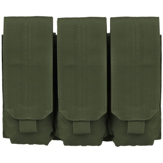 Portacargador triple Condor M4/M16 con sistema MOLLE en Olive Drab