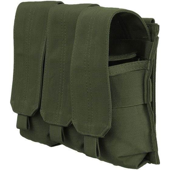Portacargador triple Condor M4/M16 con sistema MOLLE en Olive Drab