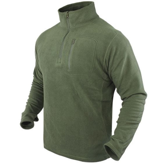 Forro polar Condor con cremallera 1/4 de Olive Drab