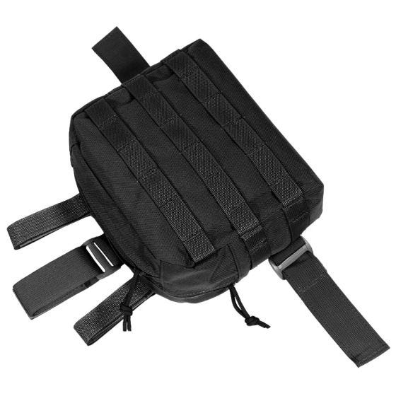 Bolsa de pierna para accesorios Flyye con sistema MOLLE en negro