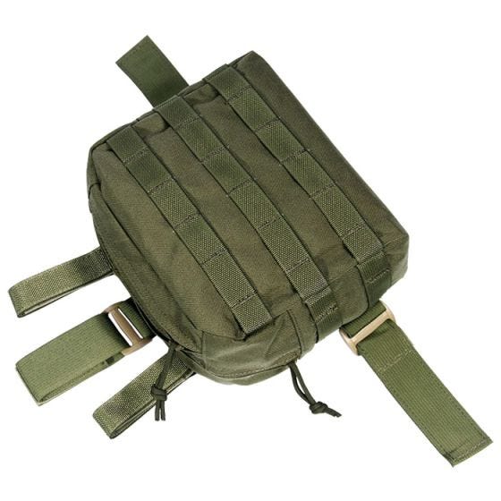 Bolsa de pierna para accesorios Flyye con sistema MOLLE en Ranger Green