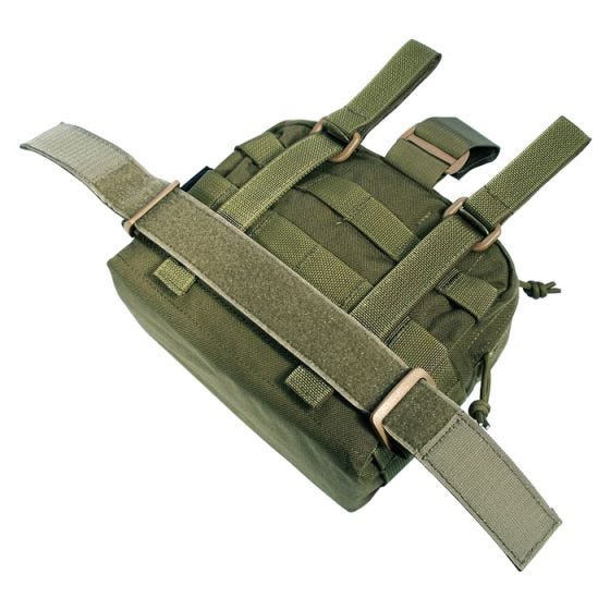 Bolsa de pierna para accesorios Flyye con sistema MOLLE en Ranger Green