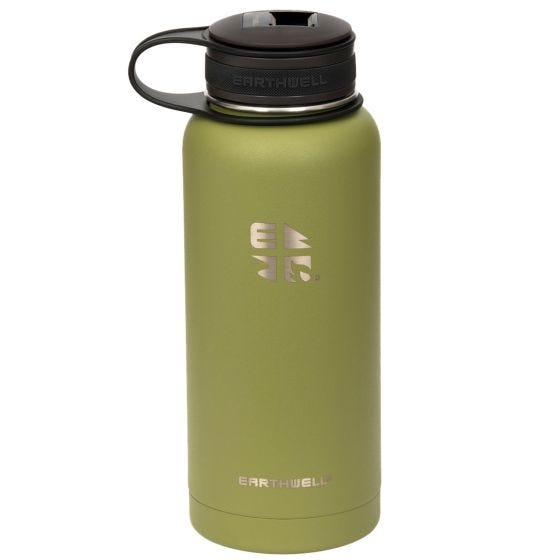 Termo con sistema de vacío y abridor Earthwell Kewler de 946 ml en Sequoia Pine