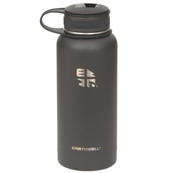 Termo con sistema de vacío y abridor Earthwell Kewler de 946 ml en Volcanic Black