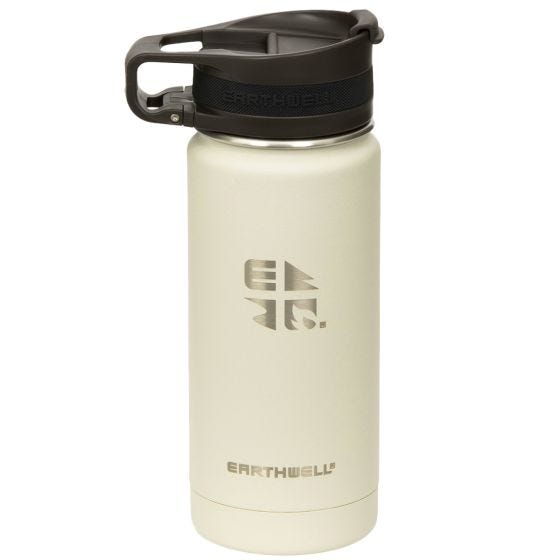 Termo con sistema de vacío Earthwell Roaster Loop de 473 ml en Baja Sand