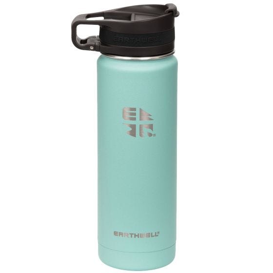 Termo con sistema de vacío Earthwell Roaster Loop de 592 ml en Aqua Blue